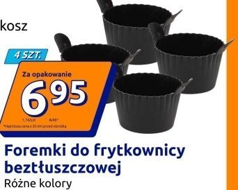 Foremki do frytownicy beztłuszczowej promocja w Action
