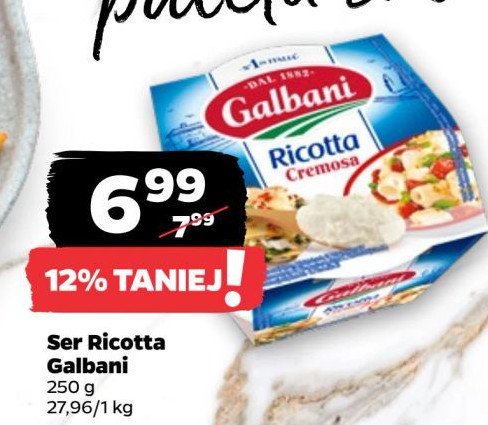 Ser ricotta Galbani (Biedronka) promocja