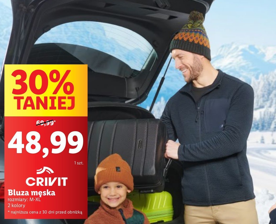 Bluza męska m-xl Crivit promocja