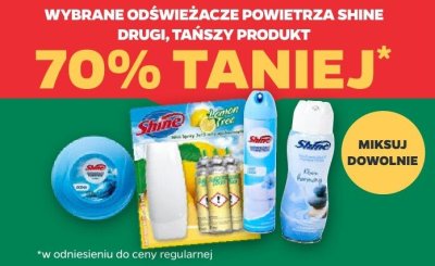 Odświeżacze powietrza Shine DRUGI -70% promocja w Netto