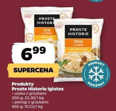 Pierogi z grzybami 450 g promocja w Netto