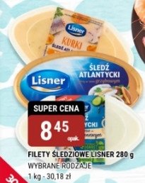 Filety 艣ledziowe w sosie grzybowym Lisner promocja