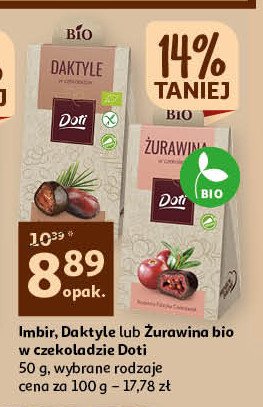 Daktyle w czekoladzie Doti promocja