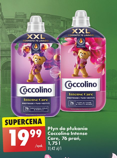 Płyn do płukania fiori di tiare frutti rossi Coccolino intense care promocja