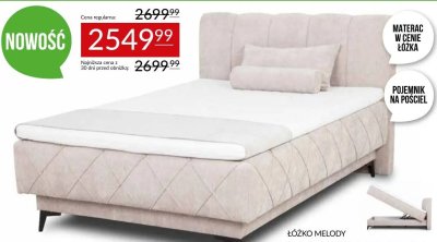 Łóżko MELODY Abra Meble promocja w Abra Meble