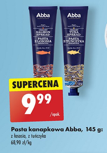 Pasta z łososia Abba promocja