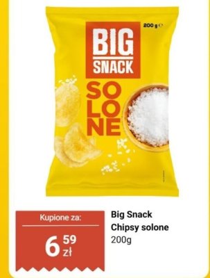 Chipsy solone promocja w Dino