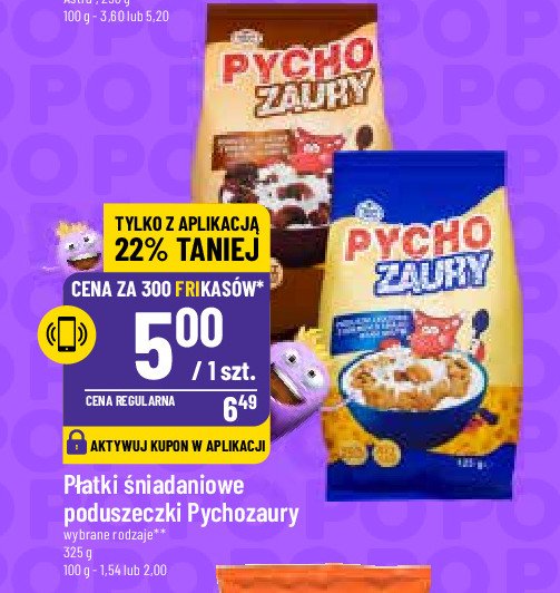 Płatki pychozaury Mleczna polana promocja