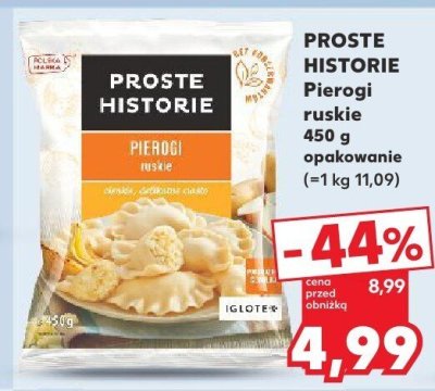 Pierogi ruskie PROSTE HISTORIE promocja w Kaufland