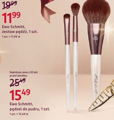 Pędzel do pudru Ewa Schmitt, 1 szt. promocja w Rossmann