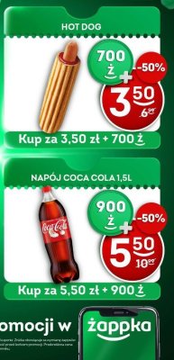 Napój Coca Cola 1,5l promocja w Żabka