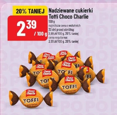Cukierki nadziewane Toffi Choco Charlie promocja w POLOmarket