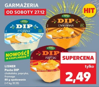 Pasta DIP chakalaka Lisner promocja w Kaufland