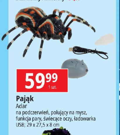 Pająk sterowany na podczerwień Adar promocja w Leclerc