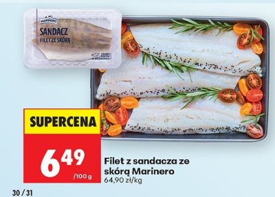 Filet z sandacza ze skórą  promocja w Biedronka