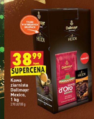 Kawa + czekolada heidi Dallmayr d'oro selektion des jahres mexico promocja