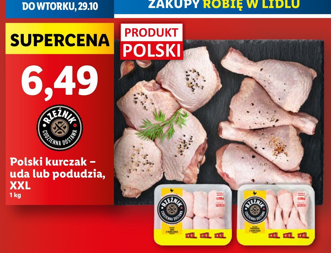 Uda z kurczaka Rzeźnik codzienna dostawa promocja