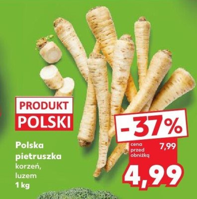 Pietruszka korzeń luzem Kaufland promocja w Kaufland