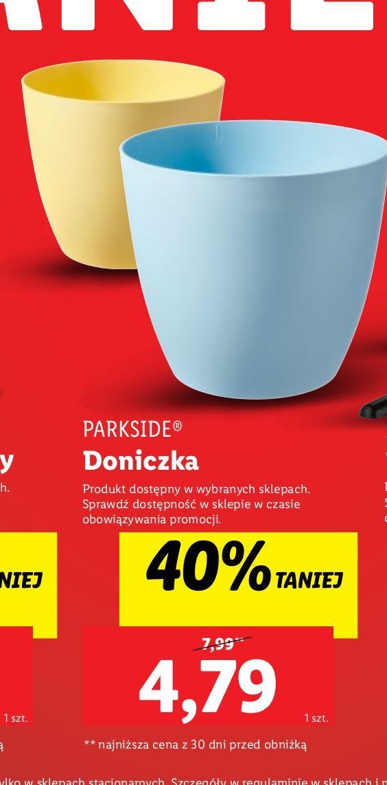 Doniczka Parkside promocja