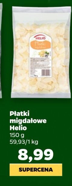 Płatki migdałowe Helio promocja w Netto