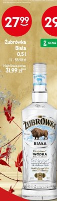 Wódka Żubrówka Biała promocja w Żabka