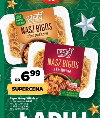 Bigos Nowy Wiśnicz z kiełbaską promocja w Netto