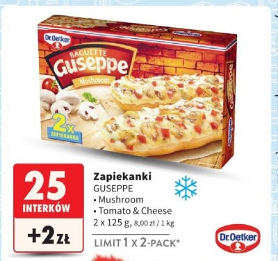 Zapiekanki Baguette GUSEPPE Mushroom promocja w Intermarche