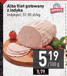 Filet gotowany alba Indykpol promocja
