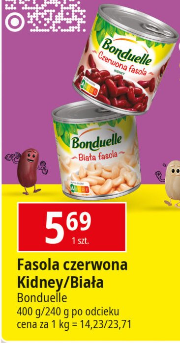 Fasola biała Bonduelle promocja w Leclerc