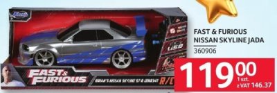 Fast & Furious Nissan Skyline Jada promocja w Selgros