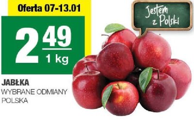 Jabłka wybrane odmiany Polska SPAR promocja