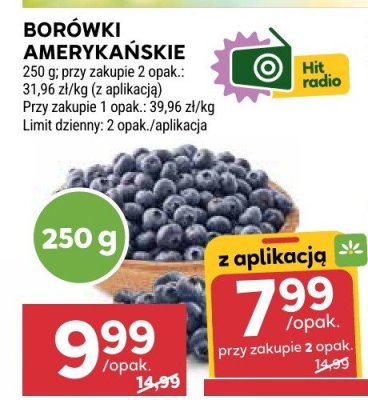Borówki amerykańskie promocja w Stokrotka