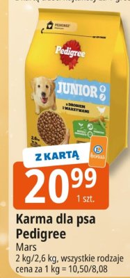 Karma dla psa Pedigree Mars promocja w Leclerc