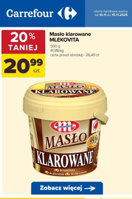 Masło promocja w Carrefour
