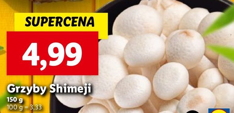 Grzyby shimeji promocja