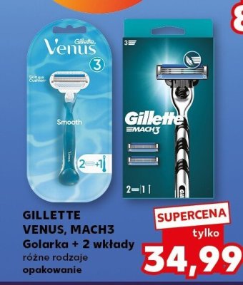 Golarka + 2 wkłady Venus / Mach3 różne rodzaje promocja w Kaufland