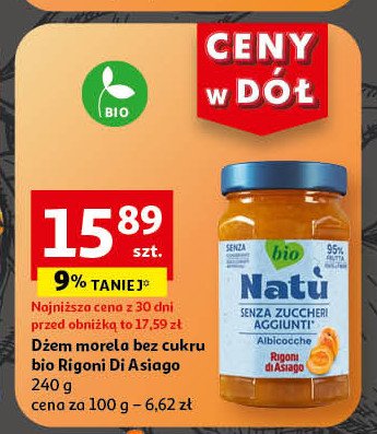 Dżem morelowy bio bez cukru Rigoni di asiago promocja