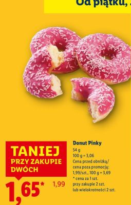 Donut Pinky promocja w Lidl