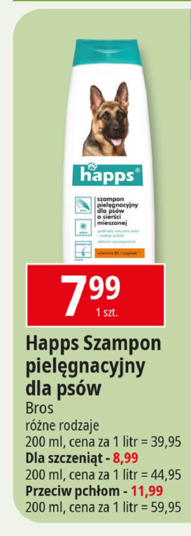 Szampon dla psa sier艣膰 mieszana promocja