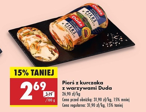 Polędwiczówka z warzywami Silesia duda promocja w Biedronka