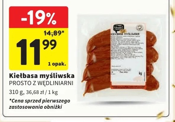 Kiełbasa myśliwska Prosto z wędliniarni promocja