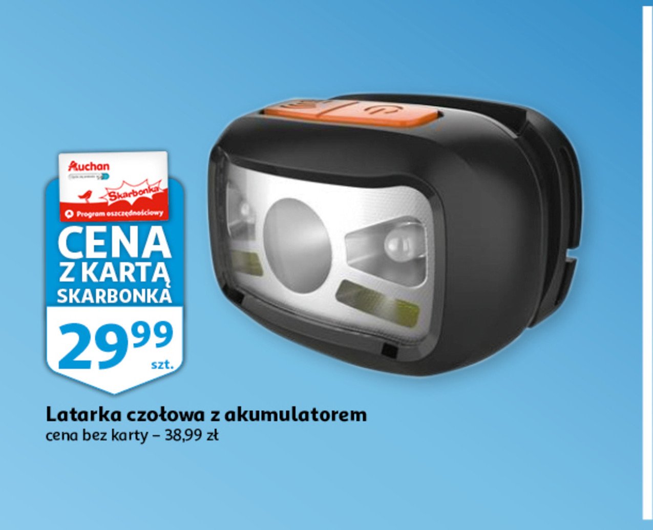Latarka czołowa phl2882 Platinet promocja