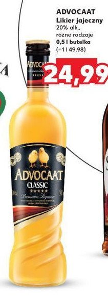 Likier Advocaat classic promocja w Kaufland