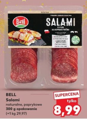 Salami naturalne promocja w Kaufland