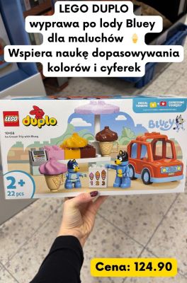 Klocki Duplo Wyprawa po lody Bluey 10458 promocja w Kaufland