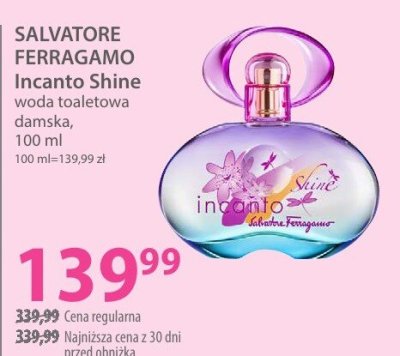 Perfumy SALVATORE FERRAGAMO Incanto Shine woda toaletowa damska promocja w Hebe