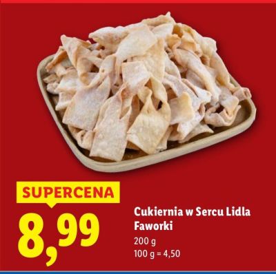 Faworki promocja w Lidl