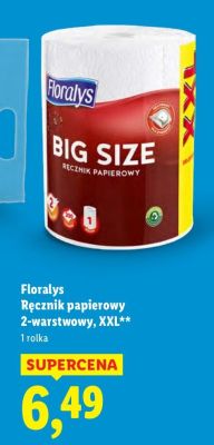 Ręcznik papierowy BIG SIZE 2-warstwowy, XXL promocja w Lidl