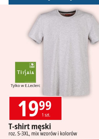T-shirt męski s-3xl Tissaia promocja