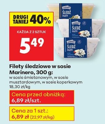 Filety śledziowe w sosie musztardowym promocja w Biedronka